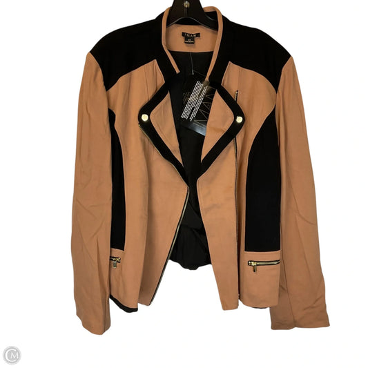 Jacket Other By Iman Hsn In Black & Brown, Size: 2x