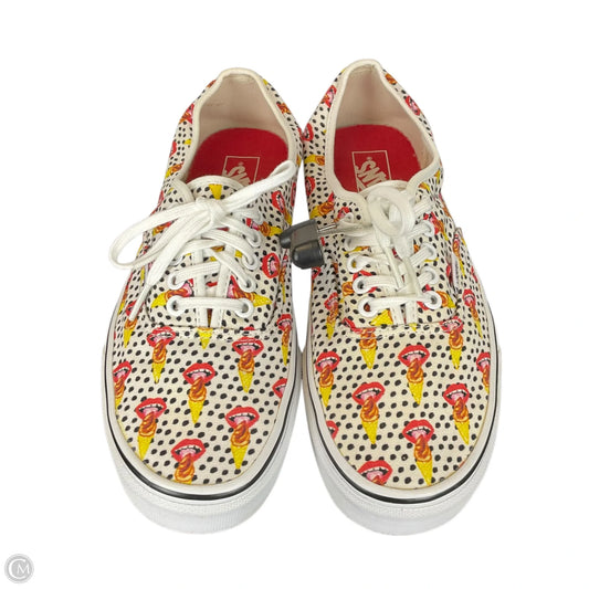 Shoes Sneakers By Vans In Red, Size: 10