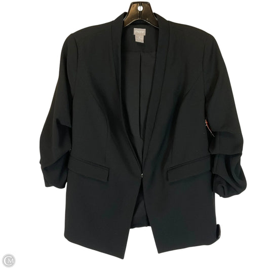 Blazer By Chicos In Black, Size: MP
