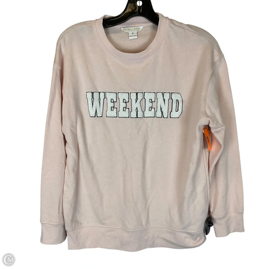 Top Long Sleeve Basic By Shiraleah In Pink, Size: S