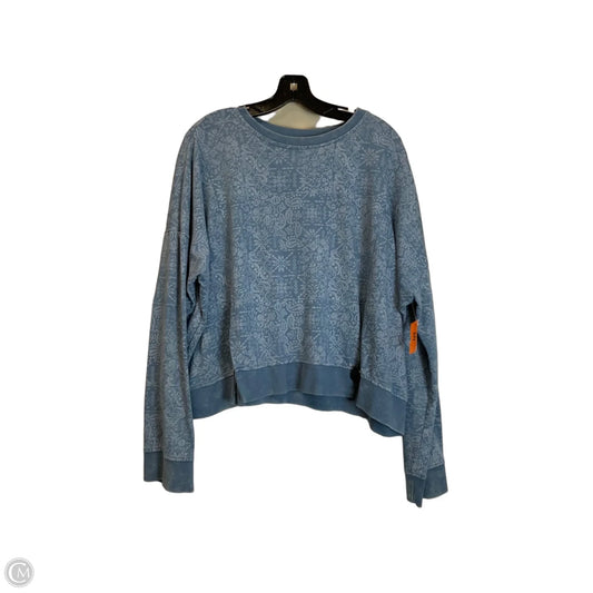 Top Long Sleeve Basic By Rock & Roll In Blue, Size: Xxl