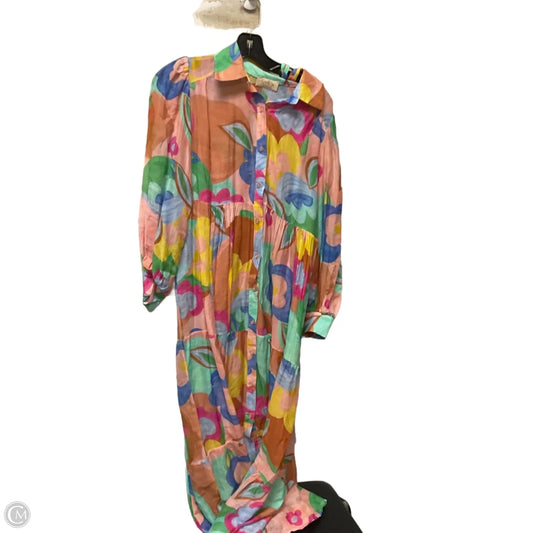 Dress Casual Maxi By Clothes Mentor In Multi-colored, Size: S