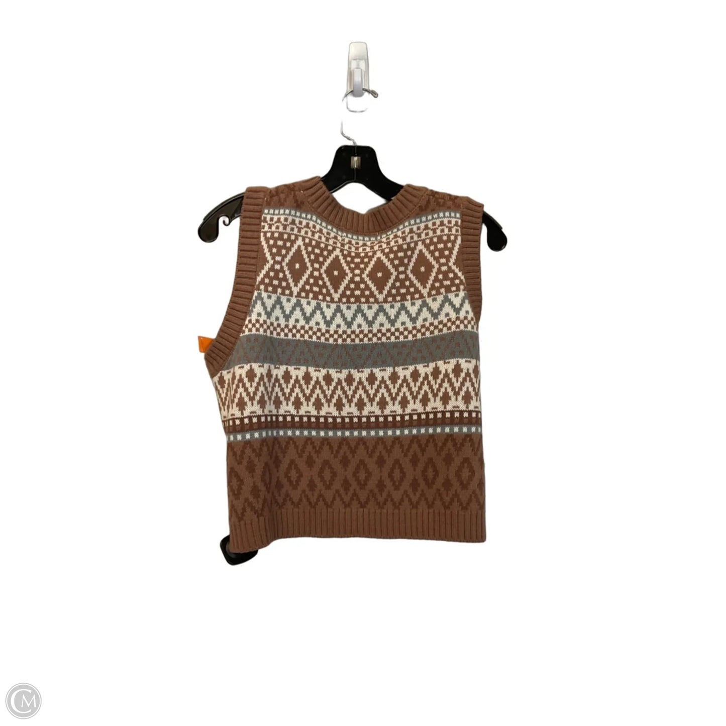 Vest Other By Clothes Mentor In Brown, Size: Xl