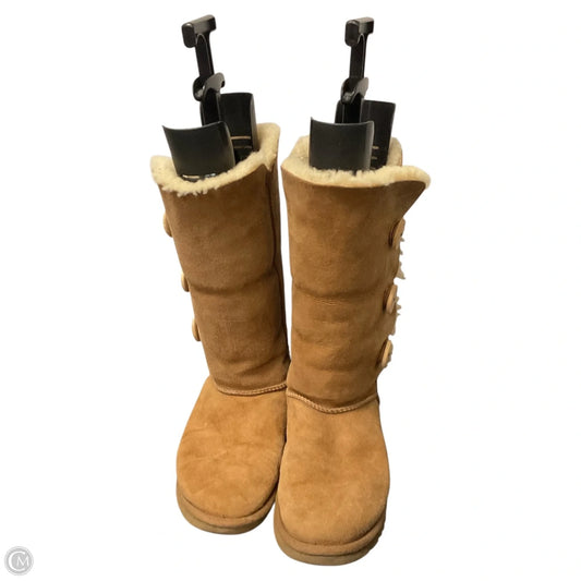 Boots Designer By Ugg In Brown, Size: 8