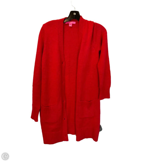Cardigan Designer By Lilly Pulitzer In Red, Size: Xs