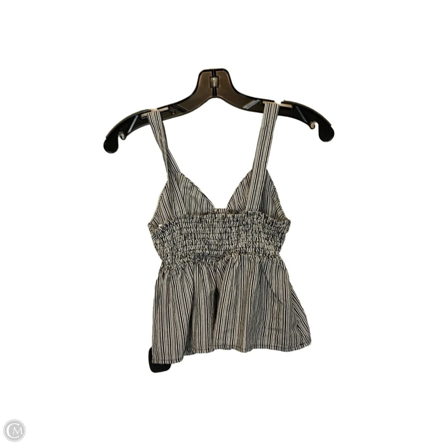 Top Sleeveless Basic By Monteau In Black & White, Size: S