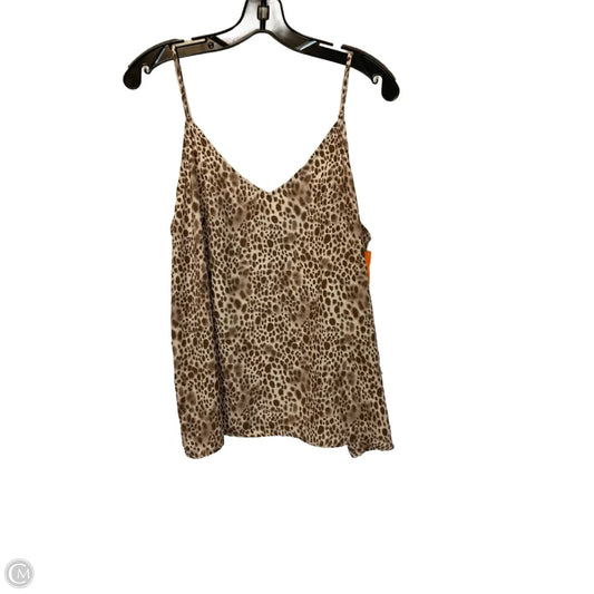 Top Sleeveless Basic By A New Day In Animal Print, Size: L