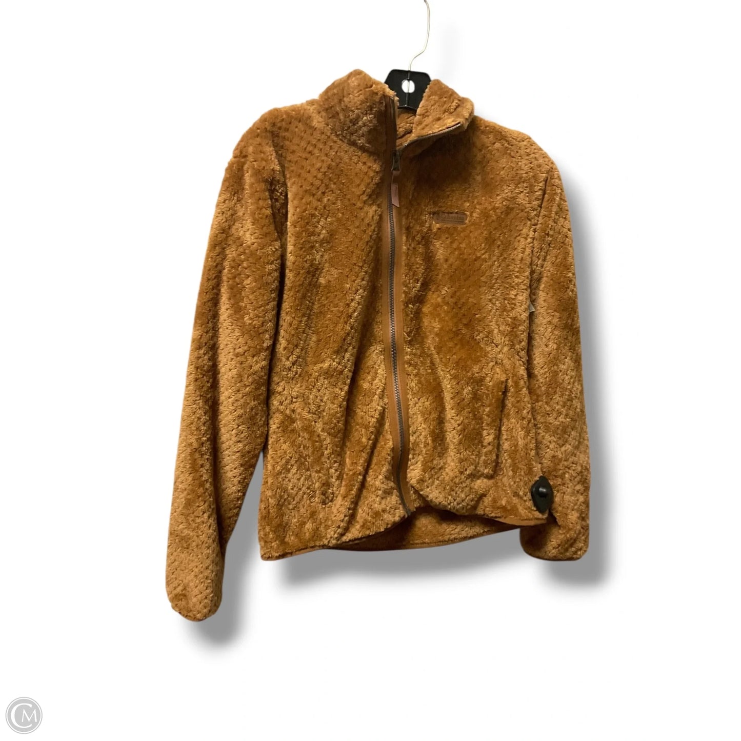 Jacket Fleece By Columbia In Brown, Size: S