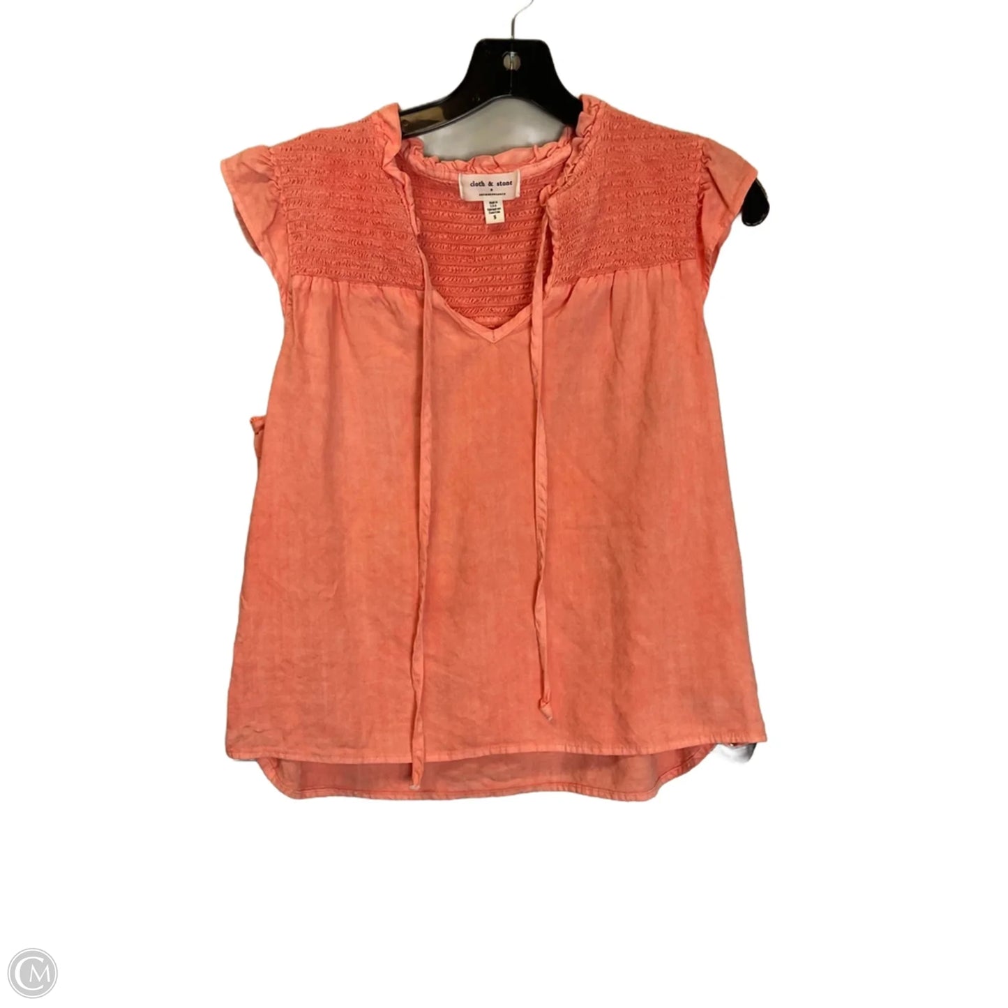 Top Sleeveless Basic By Cloth & Stone In Pink, Size: S