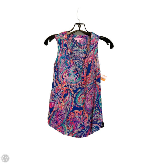 Top Sleeveless Designer By Lilly Pulitzer In Multi-colored, Size: Xxs