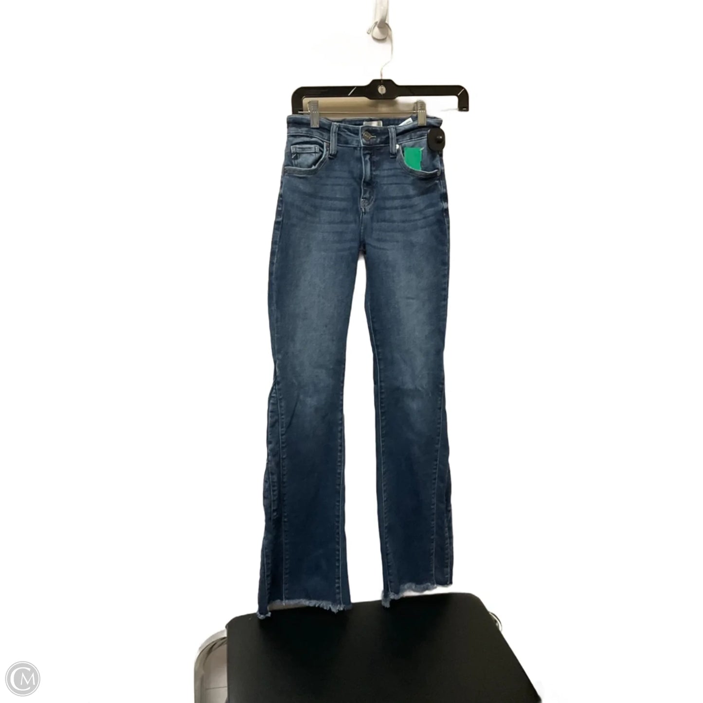 Jeans Flared By Kancan In Blue Denim, Size: 0