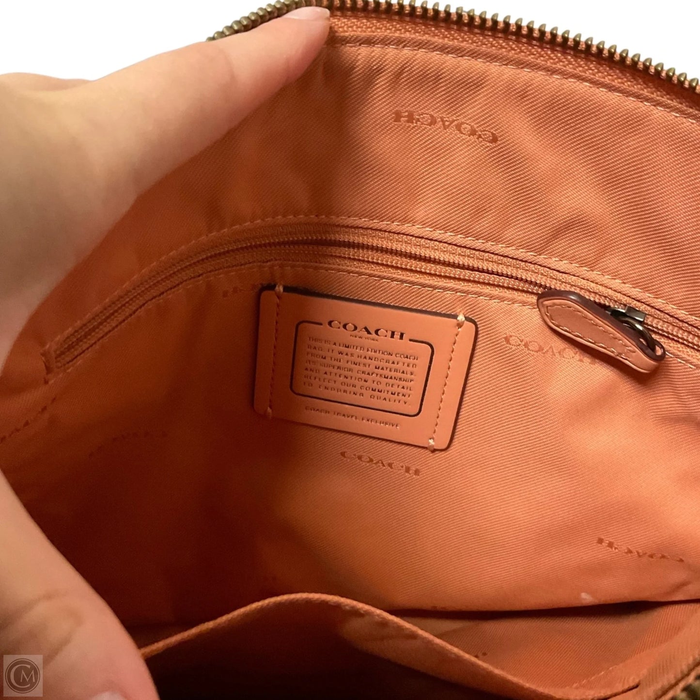 Crossbody Designer By Coach, Size: Medium