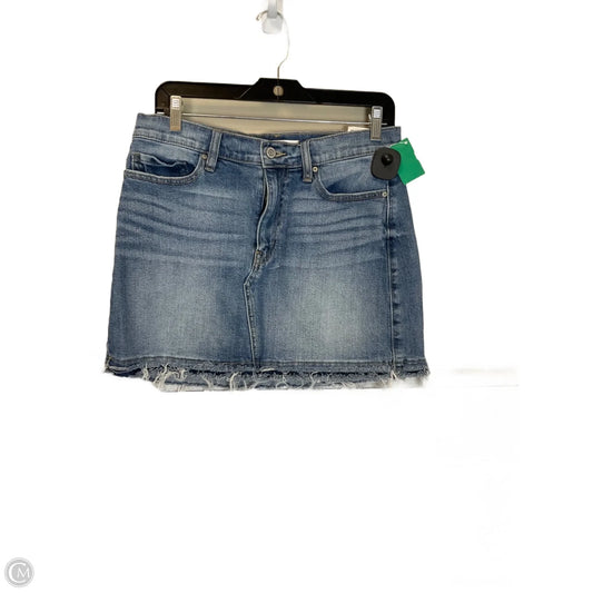 Skirt Mini & Short By Eunina In Blue Denim, Size: L