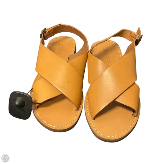 Sandals Flats By Madewell In Brown, Size: 8