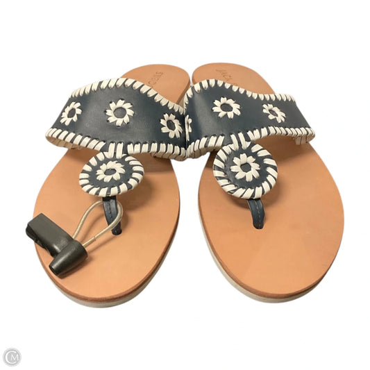 Sandals Flats By Jack Rogers In Blue, Size: 8