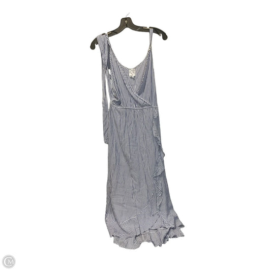 Dress Casual Maxi By Naif In Blue & White, Size: M
