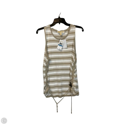 Top Sleeveless By Michael By Michael Kors In Tan, Size: Xl