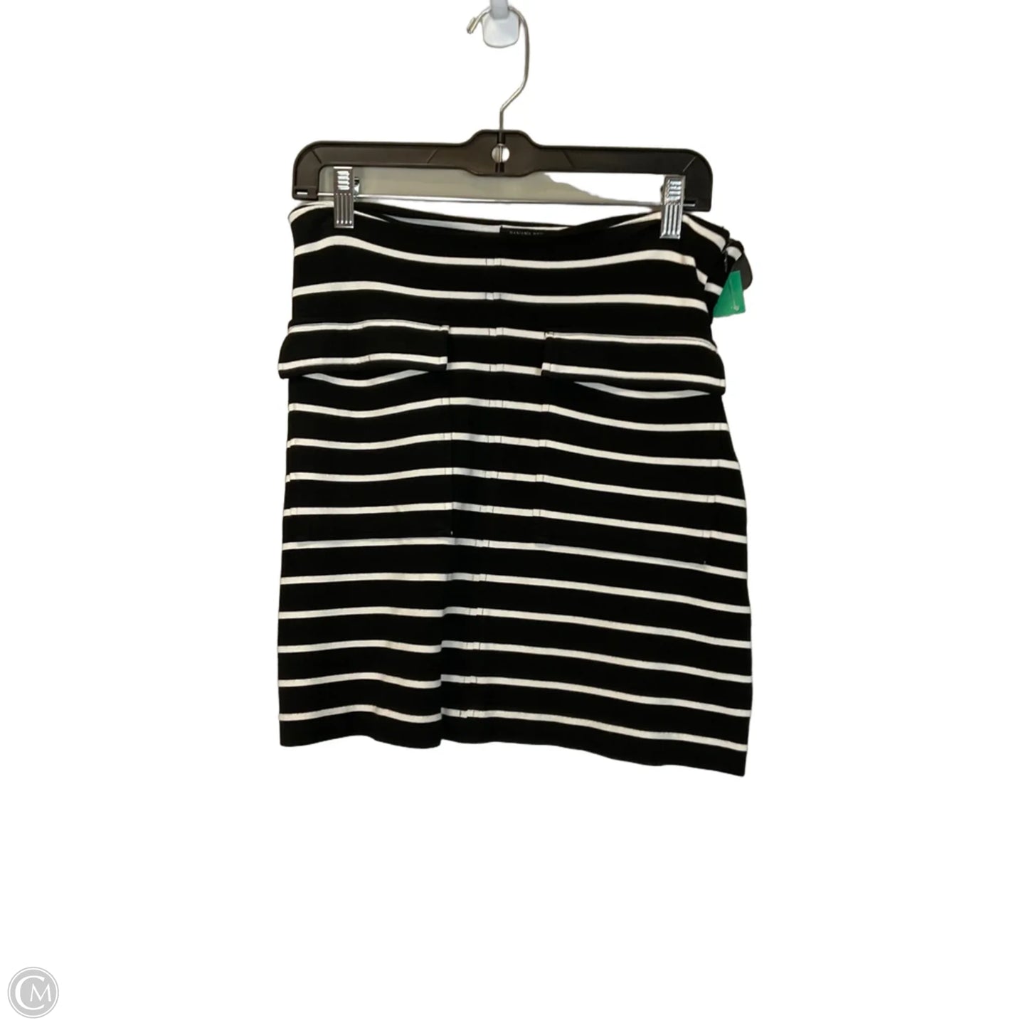 Skirt Mini & Short By Banana Republic In Black & White, Size: 4