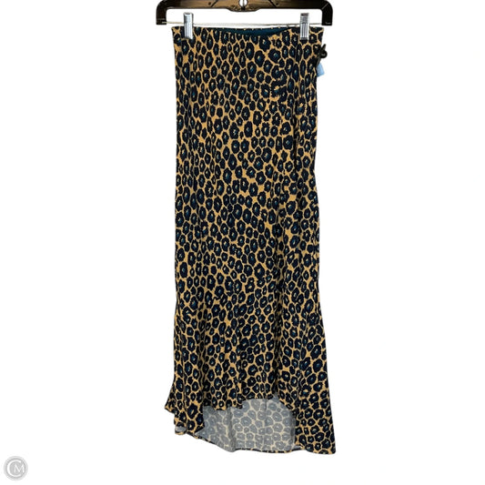 Skirt Maxi By Maeve In Blue & Brown, Size: Xs