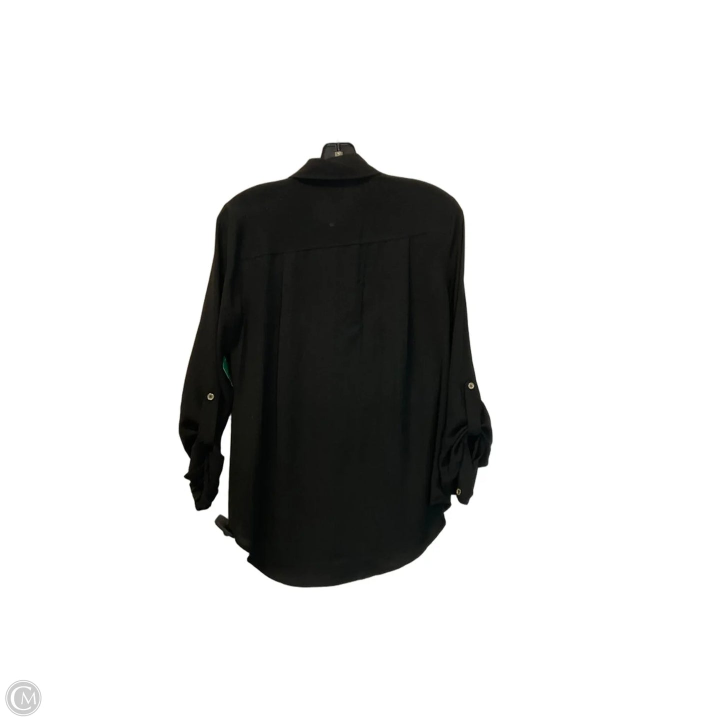Top Long Sleeve Basic By Michael By Michael Kors In Black, Size: S