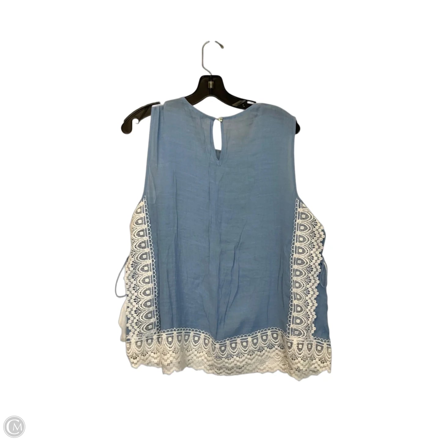 Top Sleeveless Basic By Zac And Rachel In Blue, Size: L