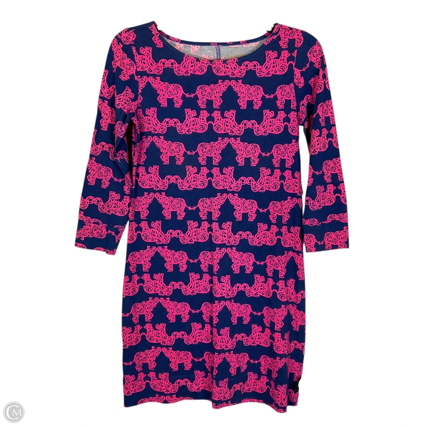 Dress Designer By Lilly Pulitzer In Blue & Pink, Size: Xs