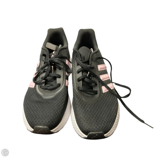 Shoes Sneakers By Adidas In Black & Pink, Size: 10