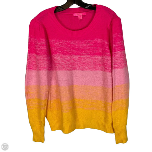 Sweater Designer By Lilly Pulitzer In Pink, Size: Xl