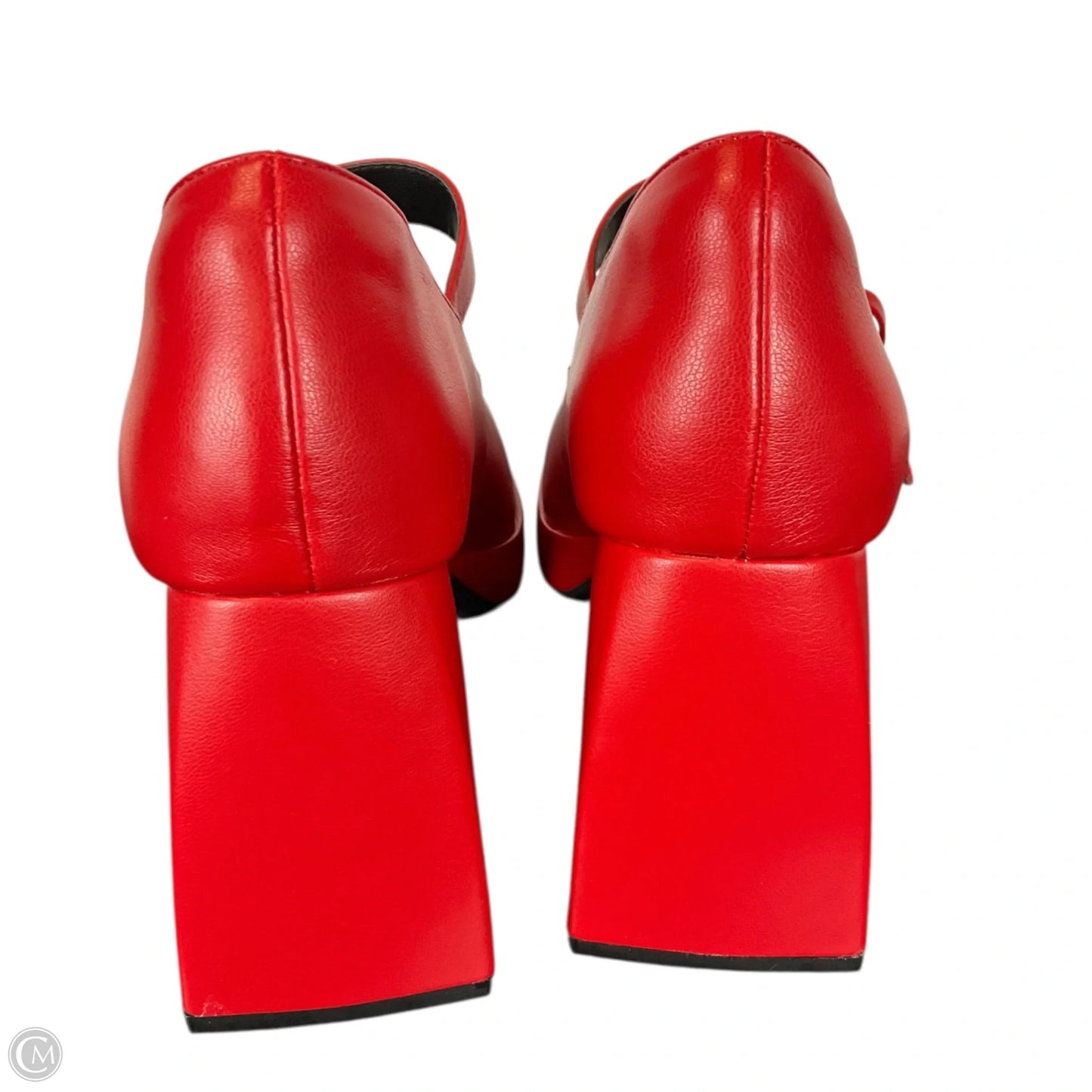 Shoes Heels Block By Dream Pairs In Red, Size: 8.5