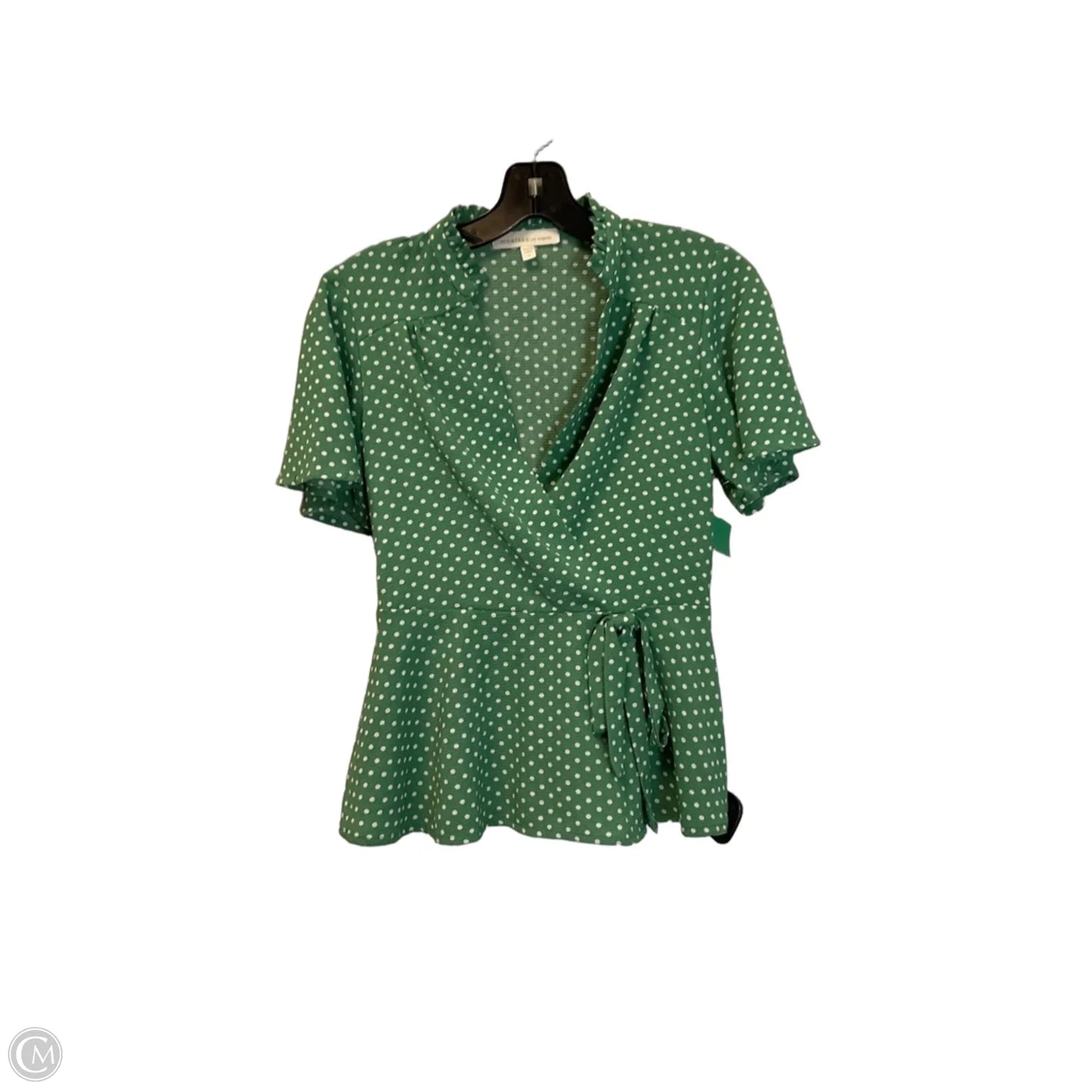 Top Short Sleeve Basic By Monteau In Green, Size: S