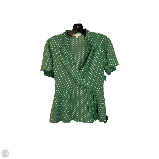 Top Short Sleeve Basic By Monteau In Green, Size: S