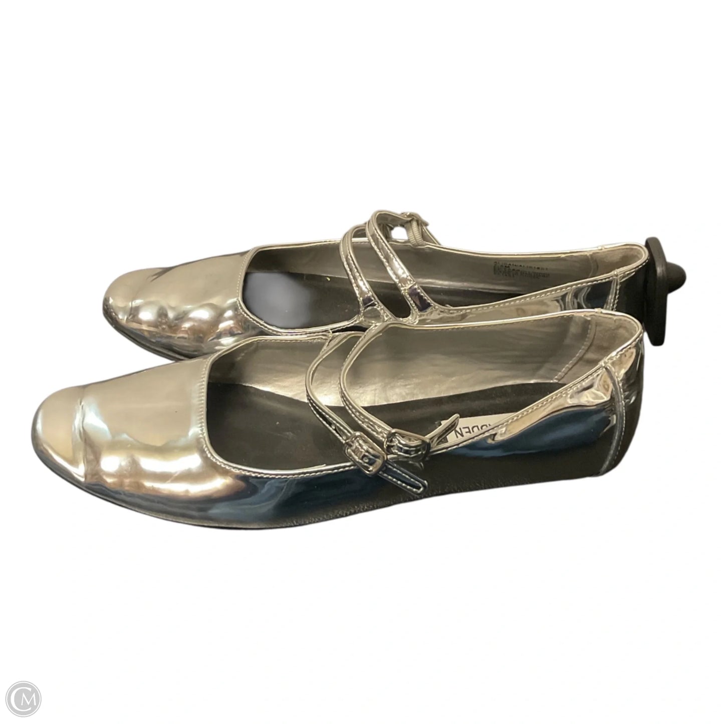Shoes Flats By Steve Madden In Silver, Size: 7.5