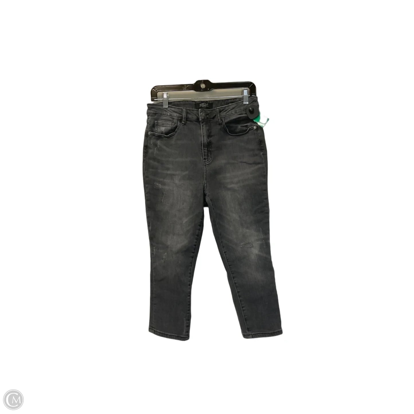 Jeans Skinny By Judy Blue In Black Denim, Size: 8