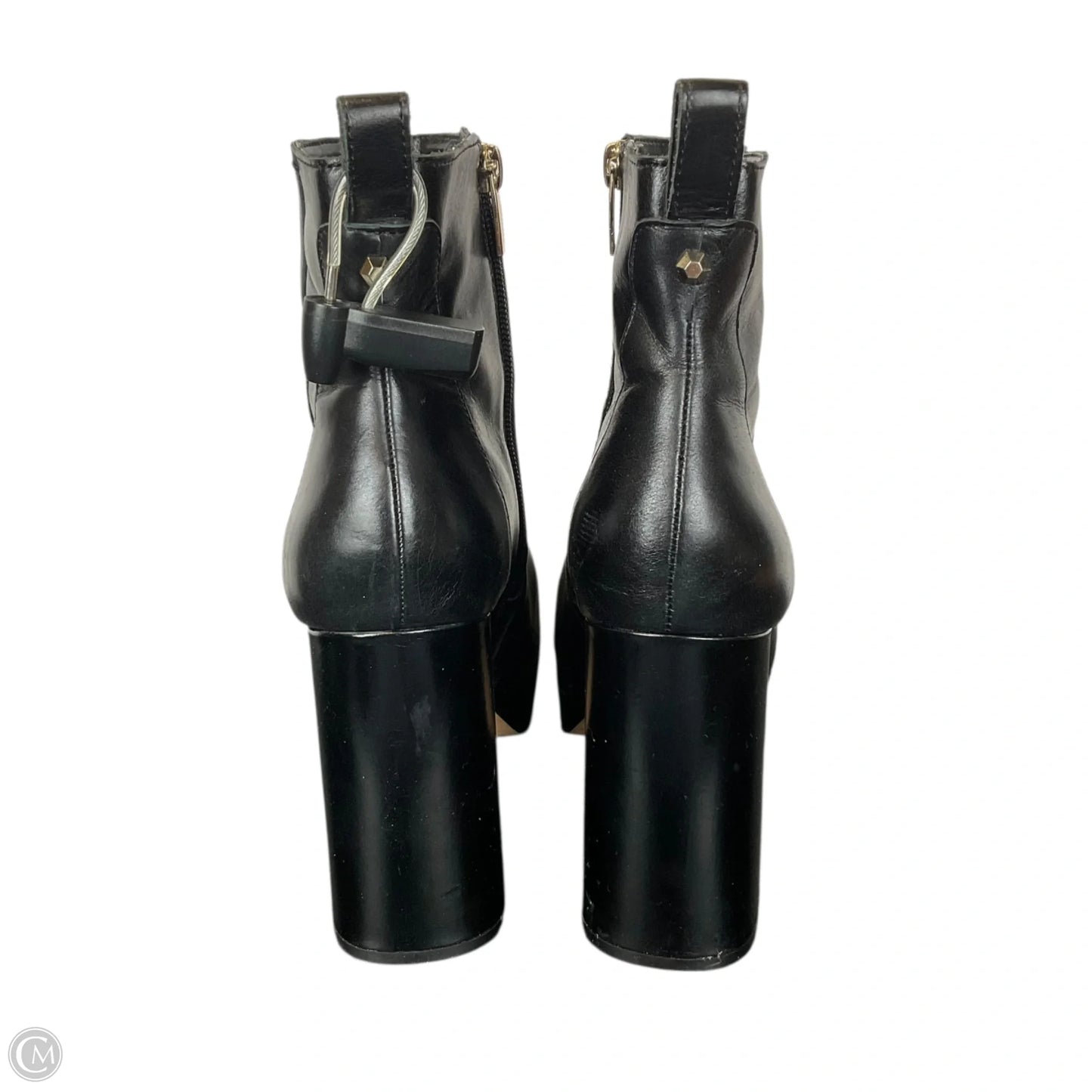 Boots Ankle Heels By Vince Camuto In Black, Size: 8.5