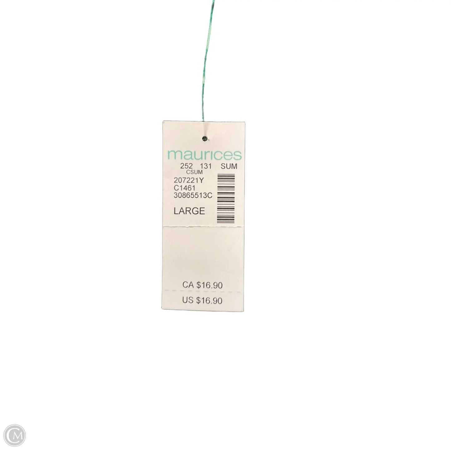Top Sleeveless Basic By Maurices In Green, Size: L
