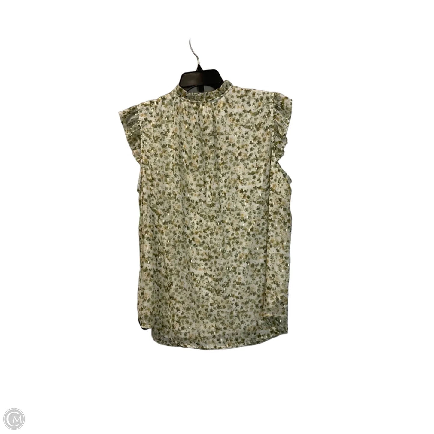 Top Sleeveless Basic By Tamara H In Green, Size: 1x
