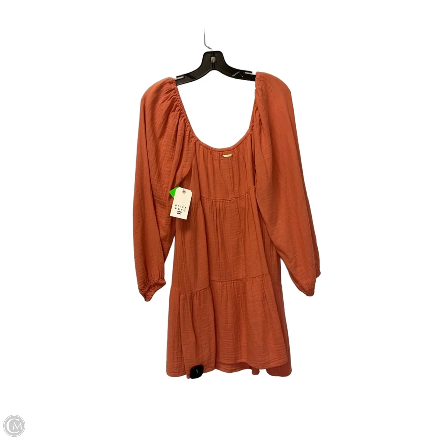 Dress Casual Short By Billabong In Orange, Size: S
