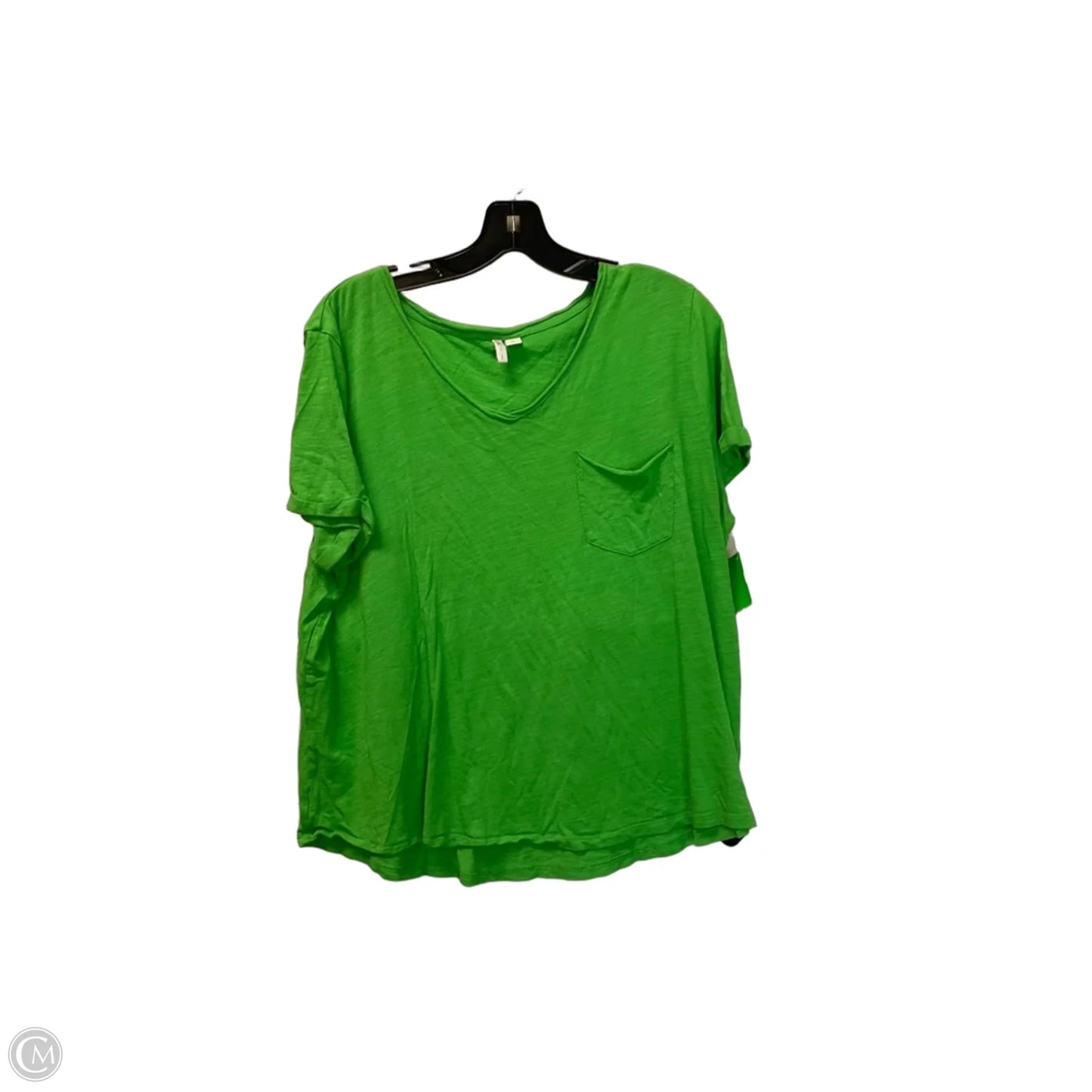 Top Short Sleeve Basic By Cato In Green, Size: Xl