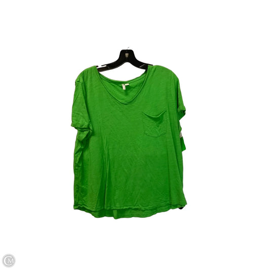 Top Short Sleeve Basic By Cato In Green, Size: Xl