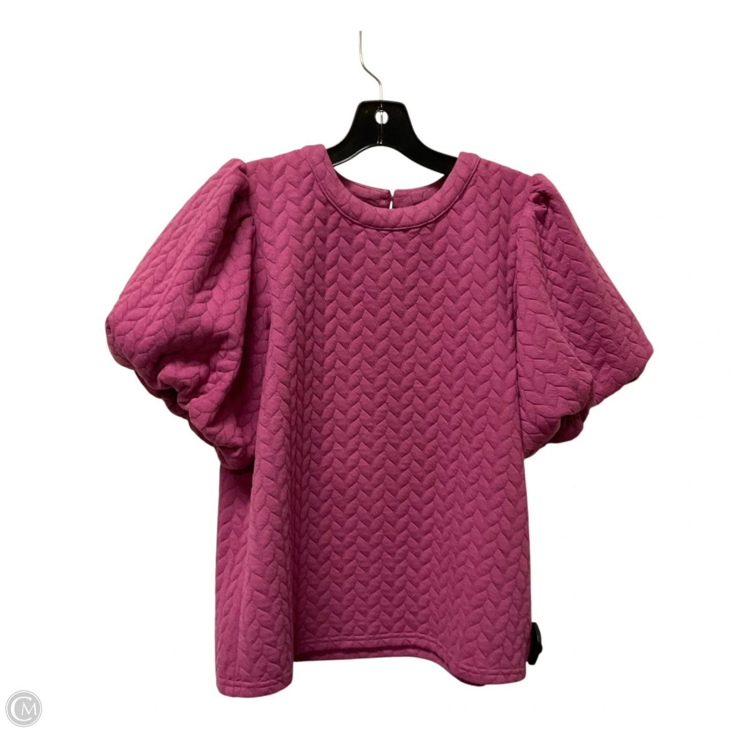 Top Short Sleeve By Thml In Purple, Size: M