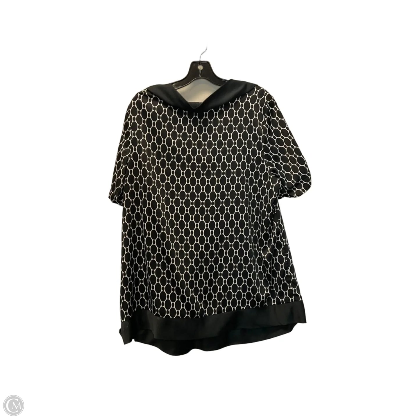 Top Short Sleeve Basic By Lane Bryant In Black, Size: Xxl