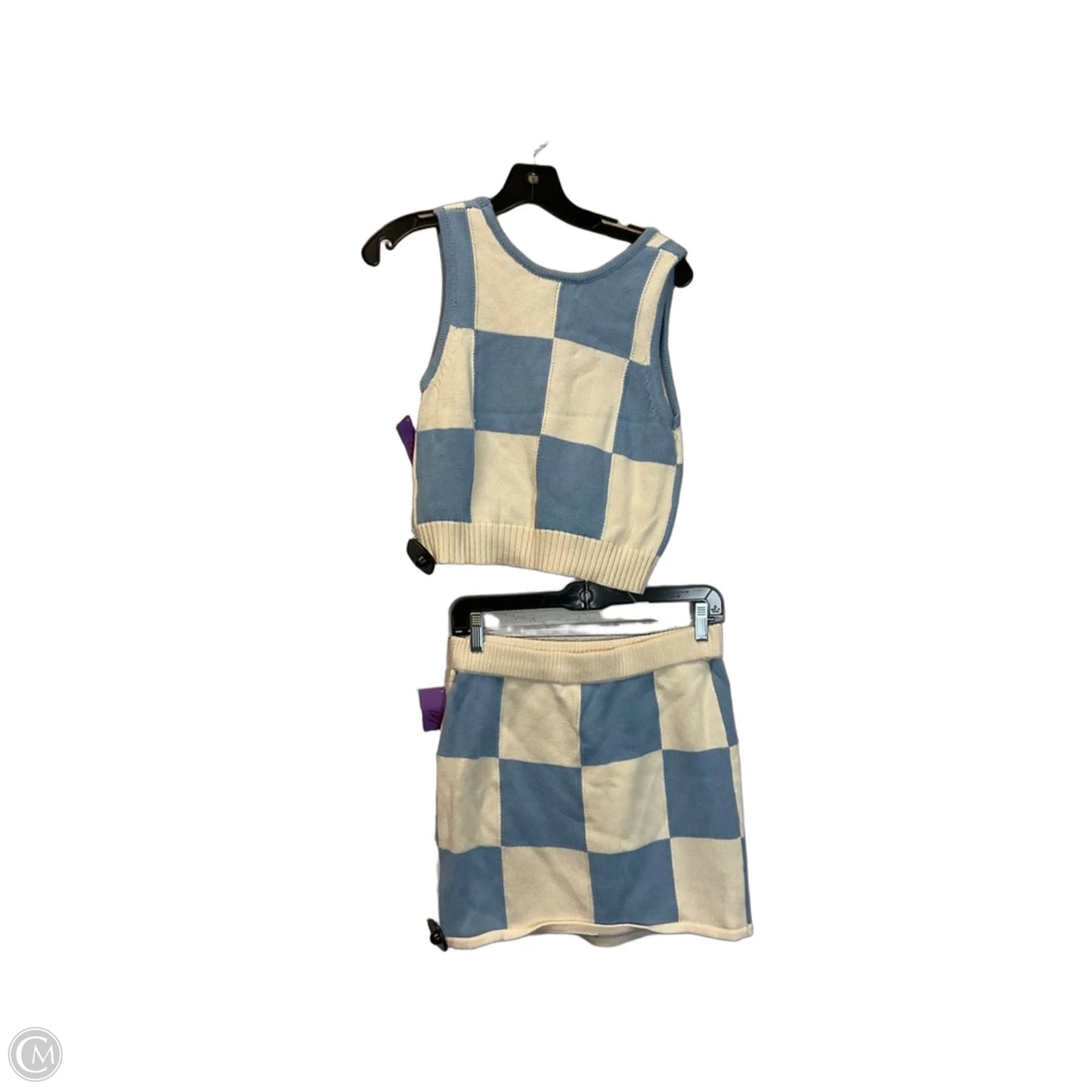 Skirt Set 2pc By Entro In Blue, Size: M