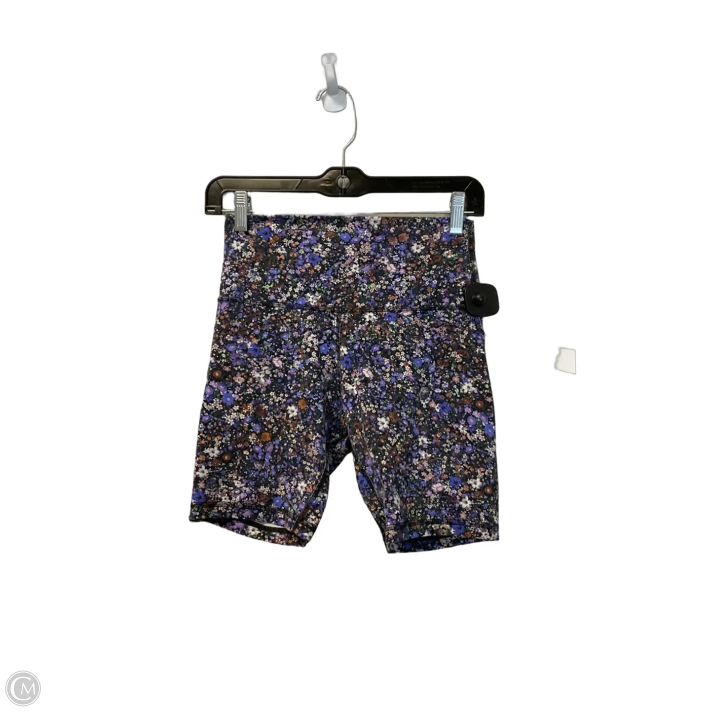 Athletic Shorts By Lululemon In Floral Print, Size: 6