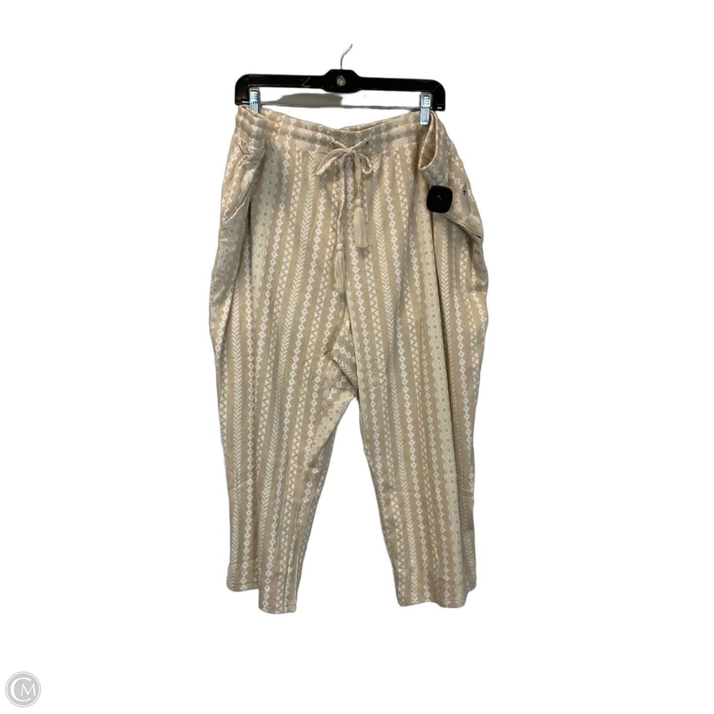 Pants Lounge By Belle By Kim Gravel In Tan, Size: 2x