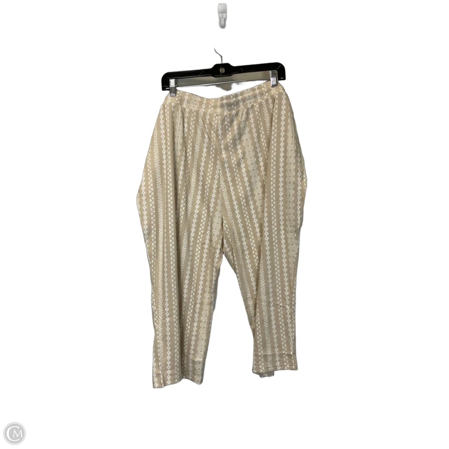 Pants Lounge By Belle By Kim Gravel In Tan, Size: 2x