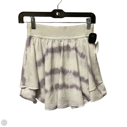 Athletic Skort By Lululemon In White, Size: 4
