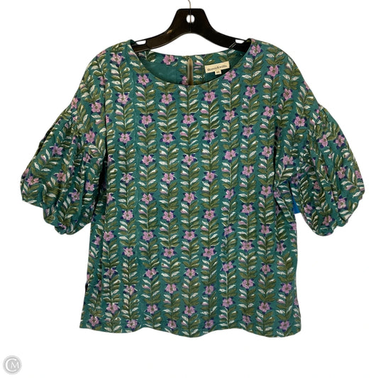 Top Short Sleeve By Clothes Mentor In Green, Size: Xs