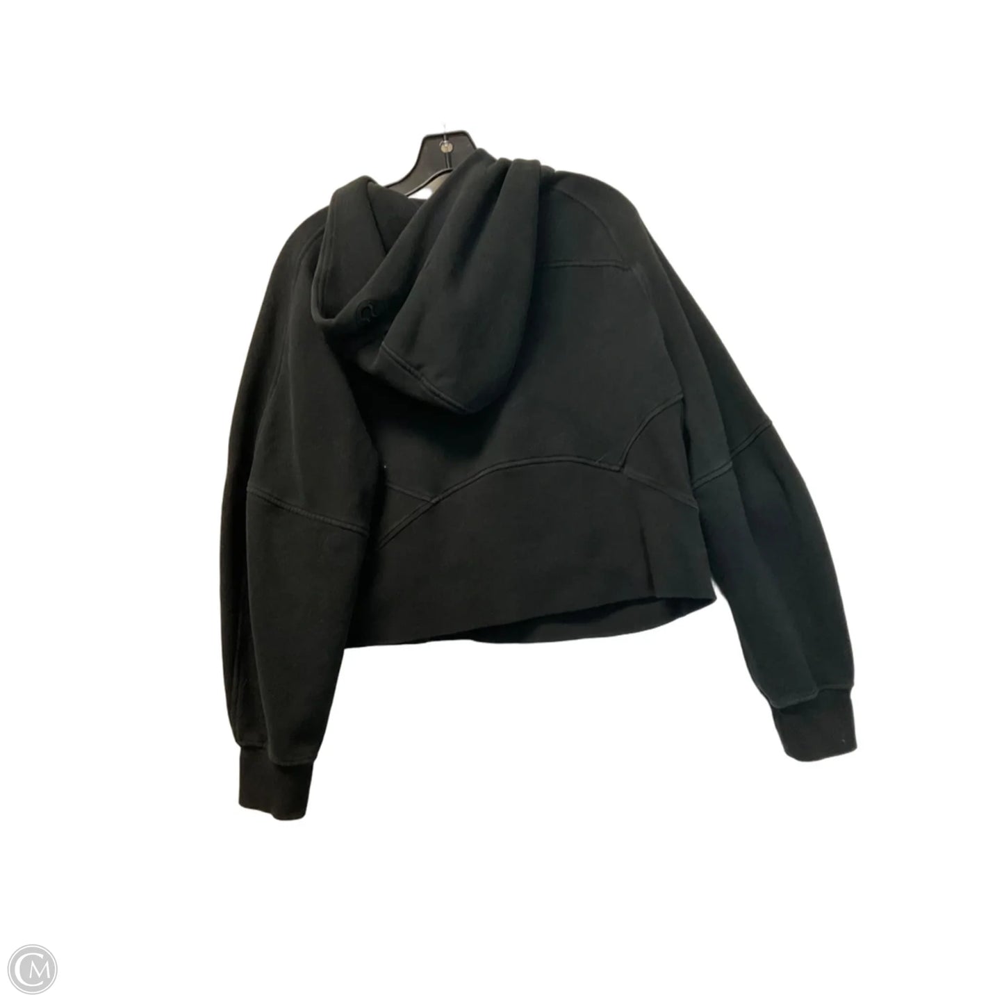 Athletic Jacket By Lululemon In Black, Size: M