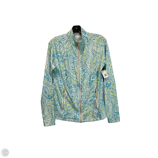 Athletic Top Long Sleeve Collar By Sigrid Olsen In Blue, Size: M