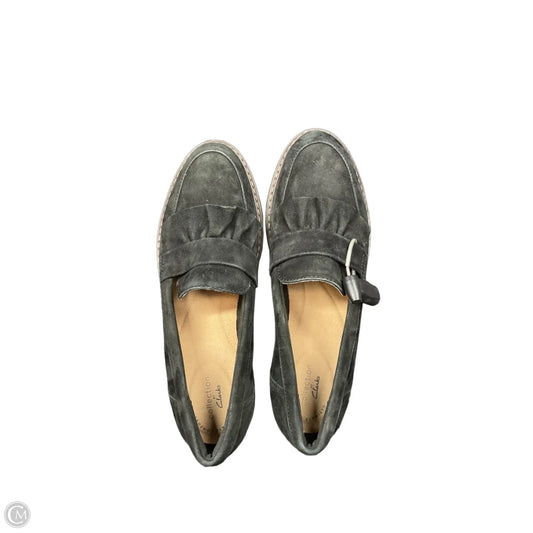 Shoes Flats By Clarks In Black, Size: 8.5